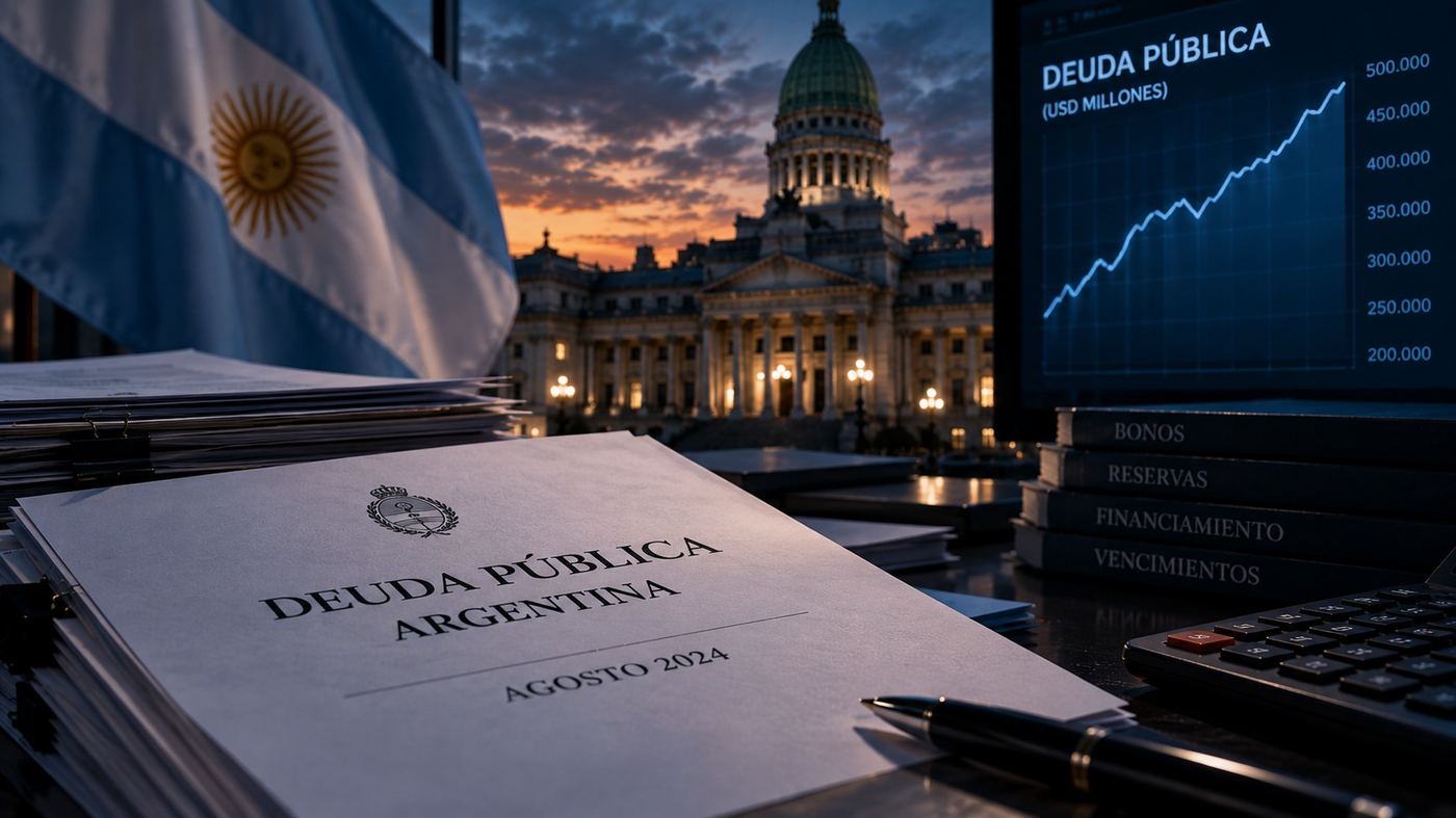 Fachada del Palacio de Hacienda, sede del Ministerio de Economía de Argentina, en Buenos Aires, vista en ángulo