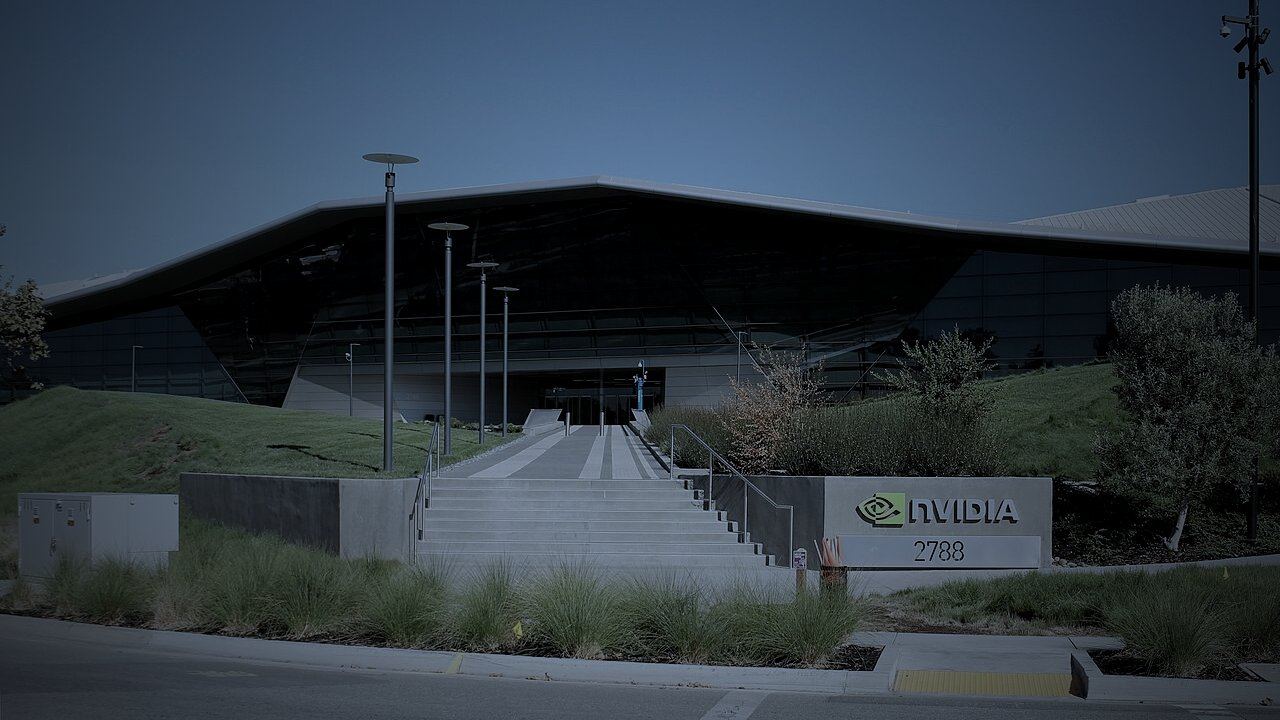 Fachada del edificio Endeavor, sede central de Nvidia en Santa Clara, California