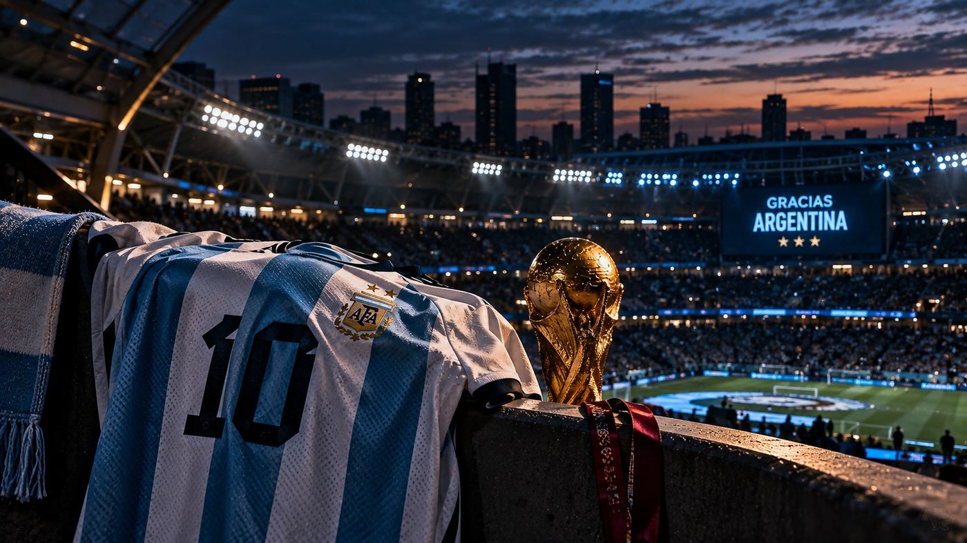 Graderías del Estadio Monumental de River Plate, sede de uno de los amistosos de la Selección Argentina