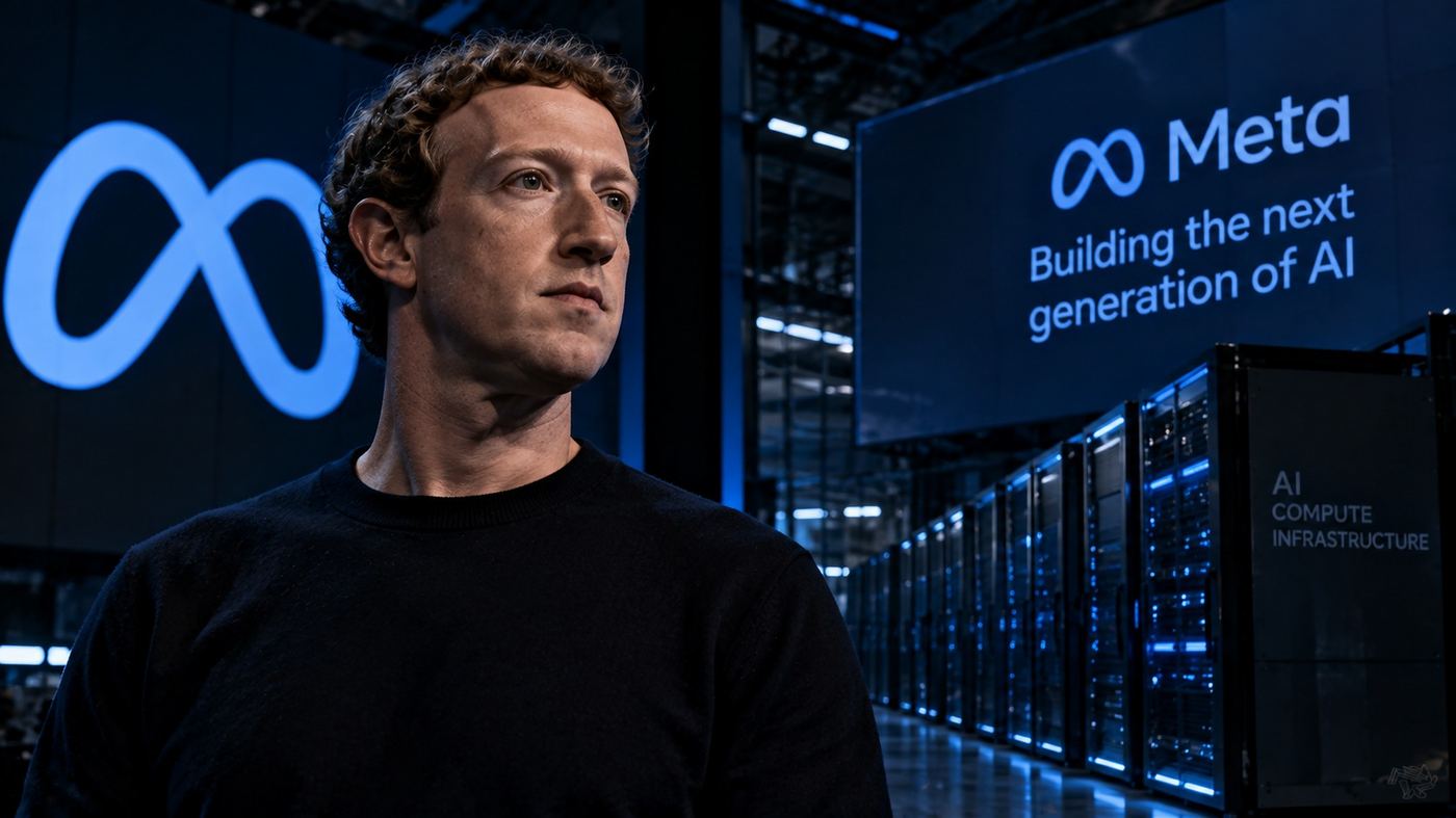 Retrato de Mark Zuckerberg, CEO de Meta